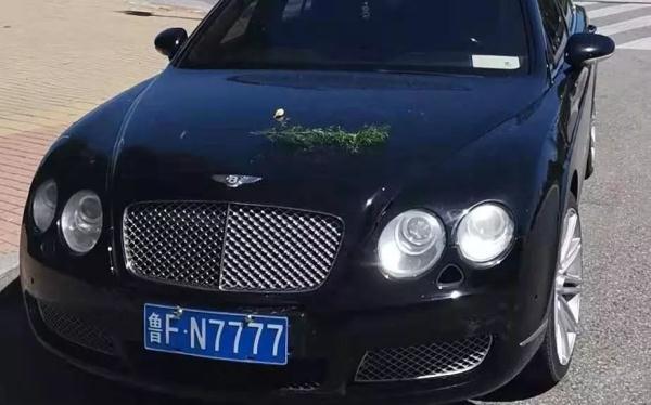 「光明网」假亦真时真亦假！铁骑民警查获套牌宾利车