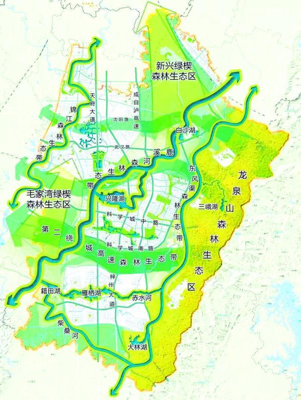 成都天府新区全域森林化规划出炉