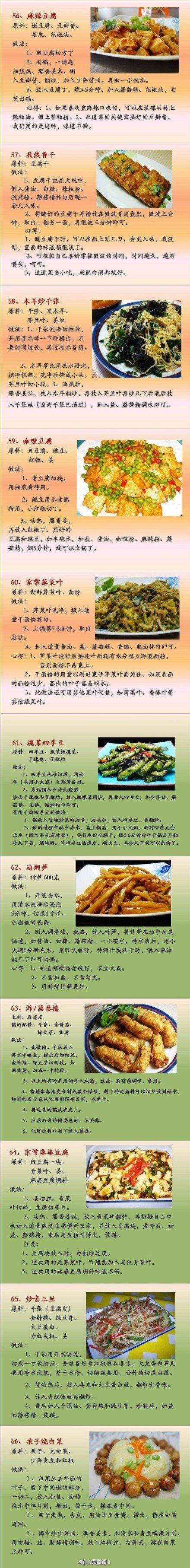 「光明网」吃货收藏：100道素菜，让你应接不暇