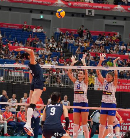 【光明网】2019年女排世界杯 中国女排三连胜