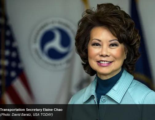 环球网：众议院委员会正式调查赵小兰“通中”，美交通部：有关指控均不合理