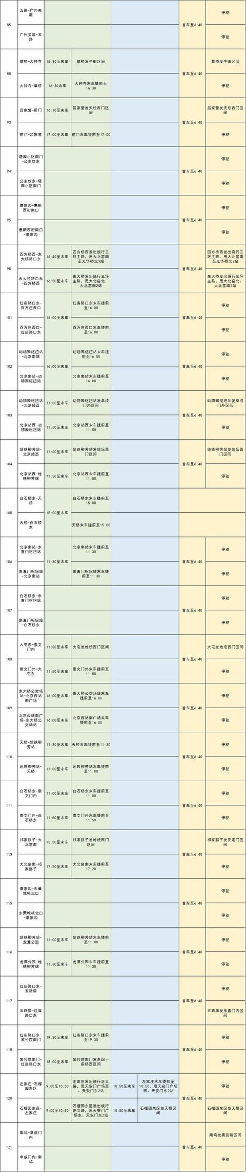 「澎湃新闻」北京公交集团：9月21日至23日部分公交线路调整运营安排