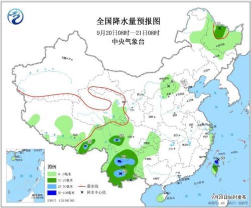 【中国新闻网】台风“塔巴”21日凌晨进入东海 西南地区有分散性降水
