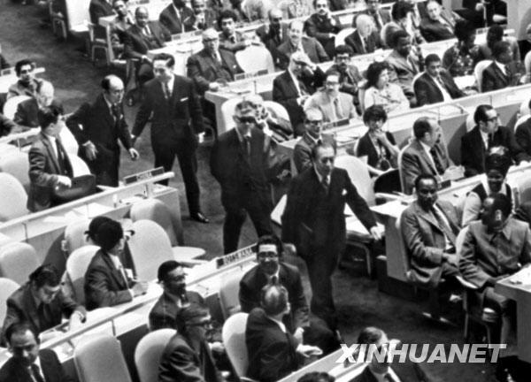 「中国青年网」新中国档案：中国重返联合国