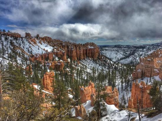新华国际@美国犹他州车祸现场惨烈 旅游大巴变形严重
