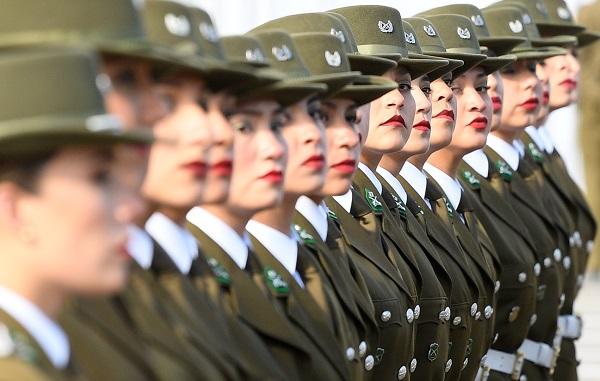 [北京日报客户端]智利举行盛大阅兵式 警犬成抢镜王 小奶狗超萌