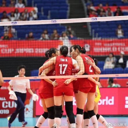 光明网@中国女排2-2巴西女排 进入决胜局