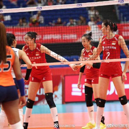 光明网@中国女排2-2巴西女排 进入决胜局