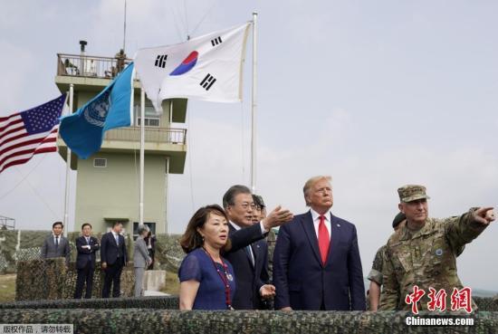 中国新闻网■青瓦台：韩美领导人会晤 称“愿改变与朝鲜关系”