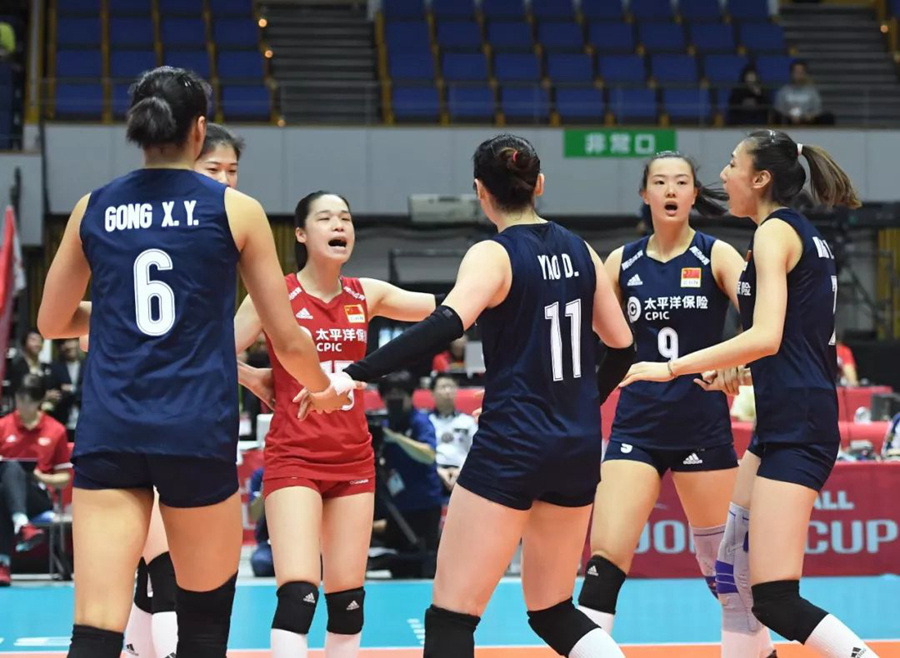 新华社■“八”面威风！又一个3:0，中国女排八连胜！