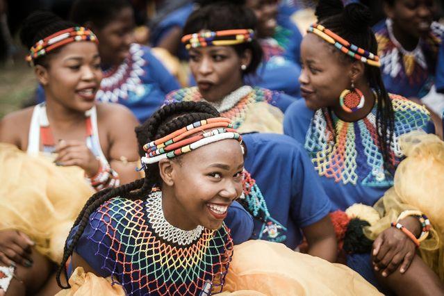 南非祖鲁族人图片