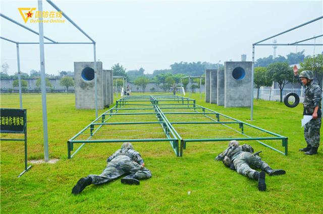 我身高35米,身披铁丝网外衣,训练中大家需要从我身体里低姿匍匐前进10