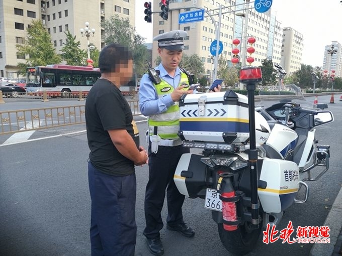 北京晚报：185名“首都交警铁骑”上路执法，疏堵效率提高，每天巡逻