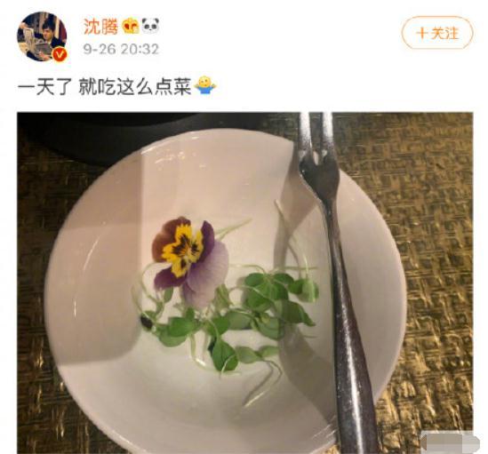 【光明网】沈腾回应‘自己胖了’，发文晒一天就吃这么点
