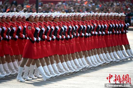 【中国新闻网】民兵方队