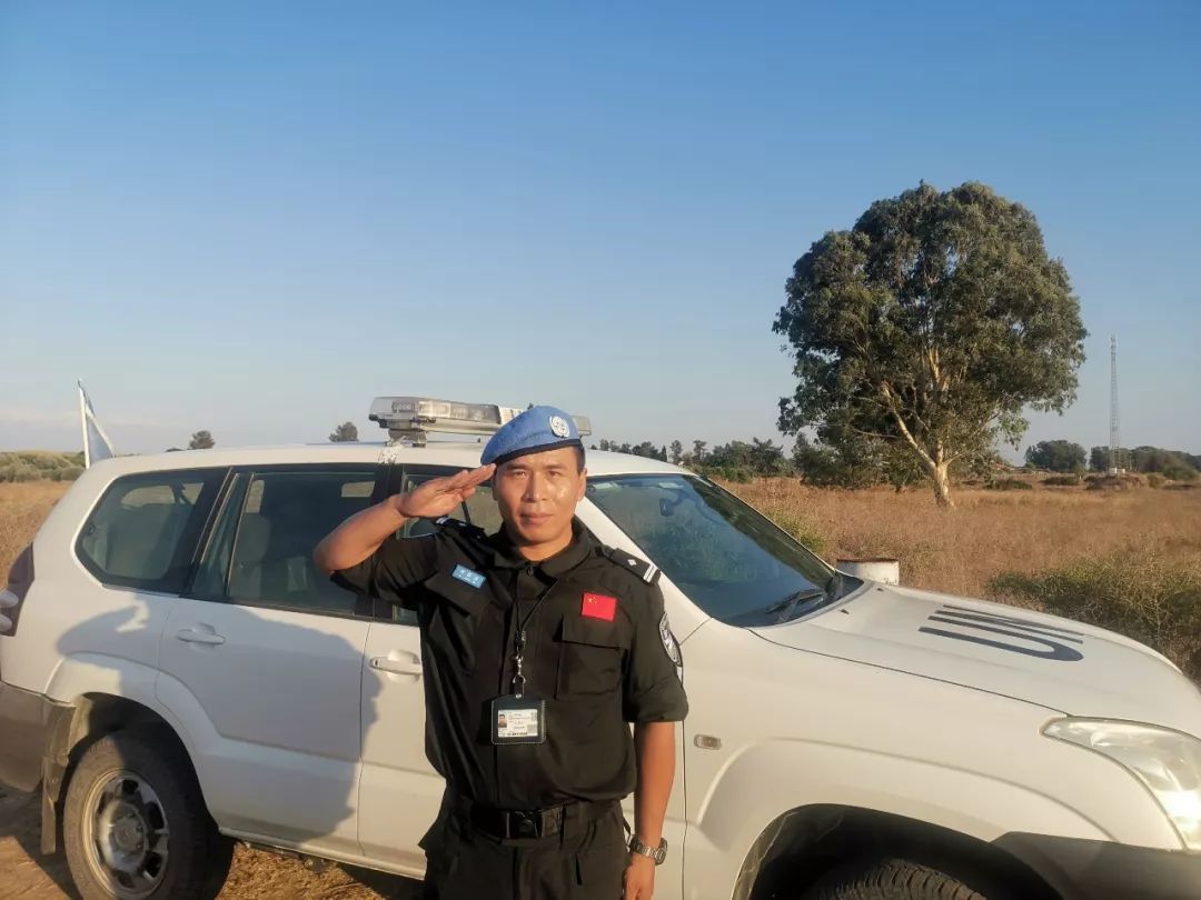 驻塞浦路斯维和部队中一支纪律严明,作风优良,业务精湛的民事警察队伍