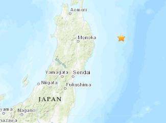 北青网■日本东部海域发生4.7级地震 震源深度35千米
