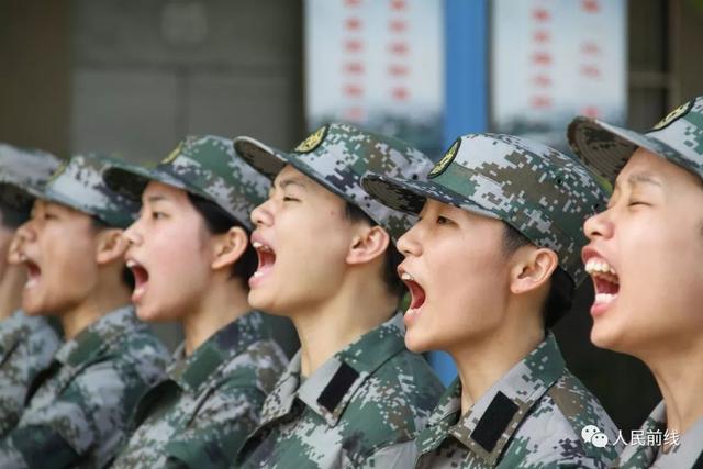 #人民前线#这就是女新兵的国庆节