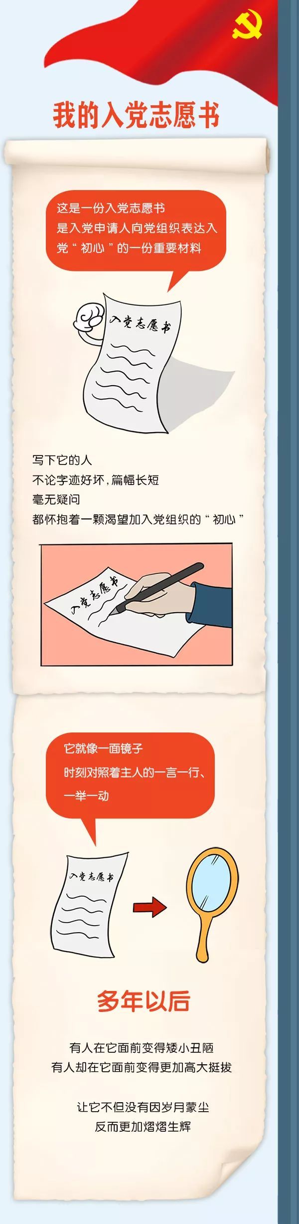 #中央纪委国家监委网站#我的入党志愿书 | 长图