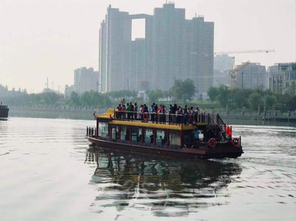 #光明网#大运河通州城市段通航！票价和航线替您打听了