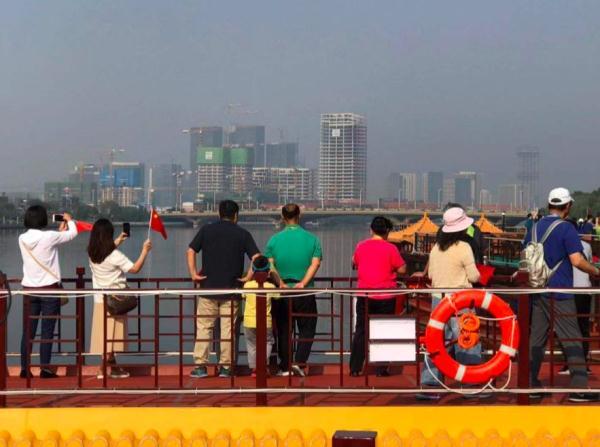 #光明网#大运河通州城市段通航！票价和航线替您打听了