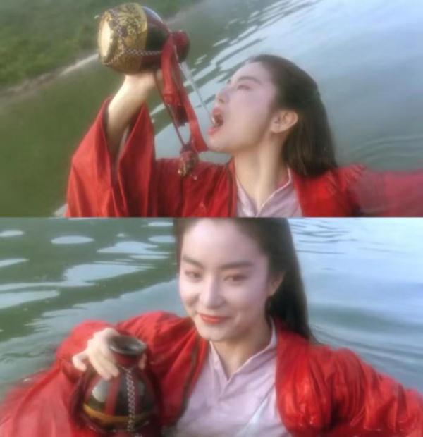 光明网@林青霞、刘诗诗、赵丽颖，影视剧中最美红衣女，一颦一笑皆倾城