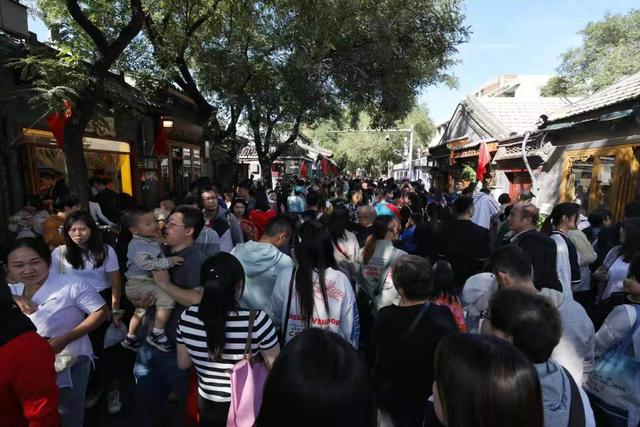 新京报：南锣鼓巷齐白石茅盾故居排长队，游客顺手牵花惹不满