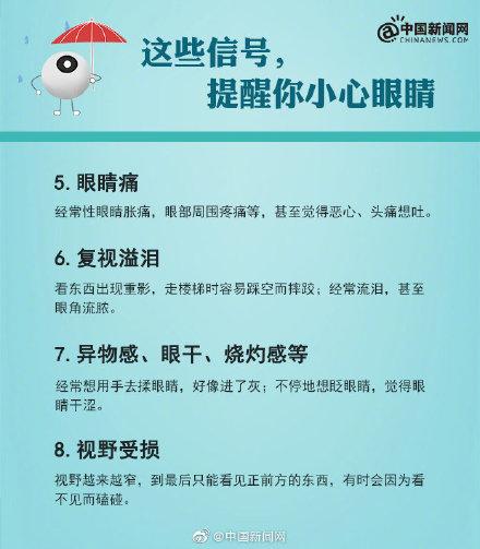【光明网】眼睛出现这些现象时，一定要小心了