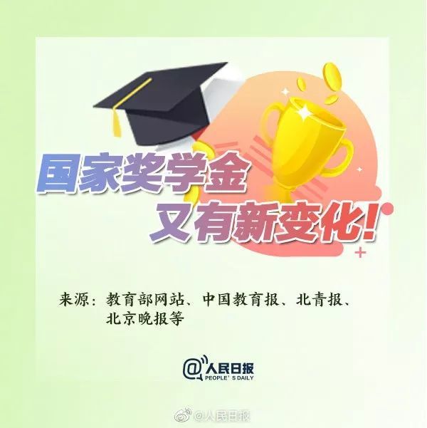 「共青团中央」本专科生国家奖学金评审办法新规：须有中国国籍