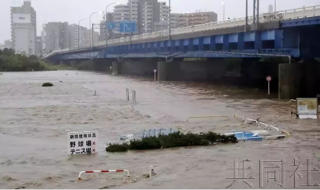 「上观新闻」新干线列车被淹！台风“海贝思”重创日本，已造成11死126伤