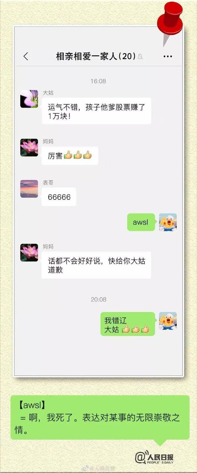 环球网@“xswl、令人头秃…”咱爸妈还跟得上聊天潮流吗？