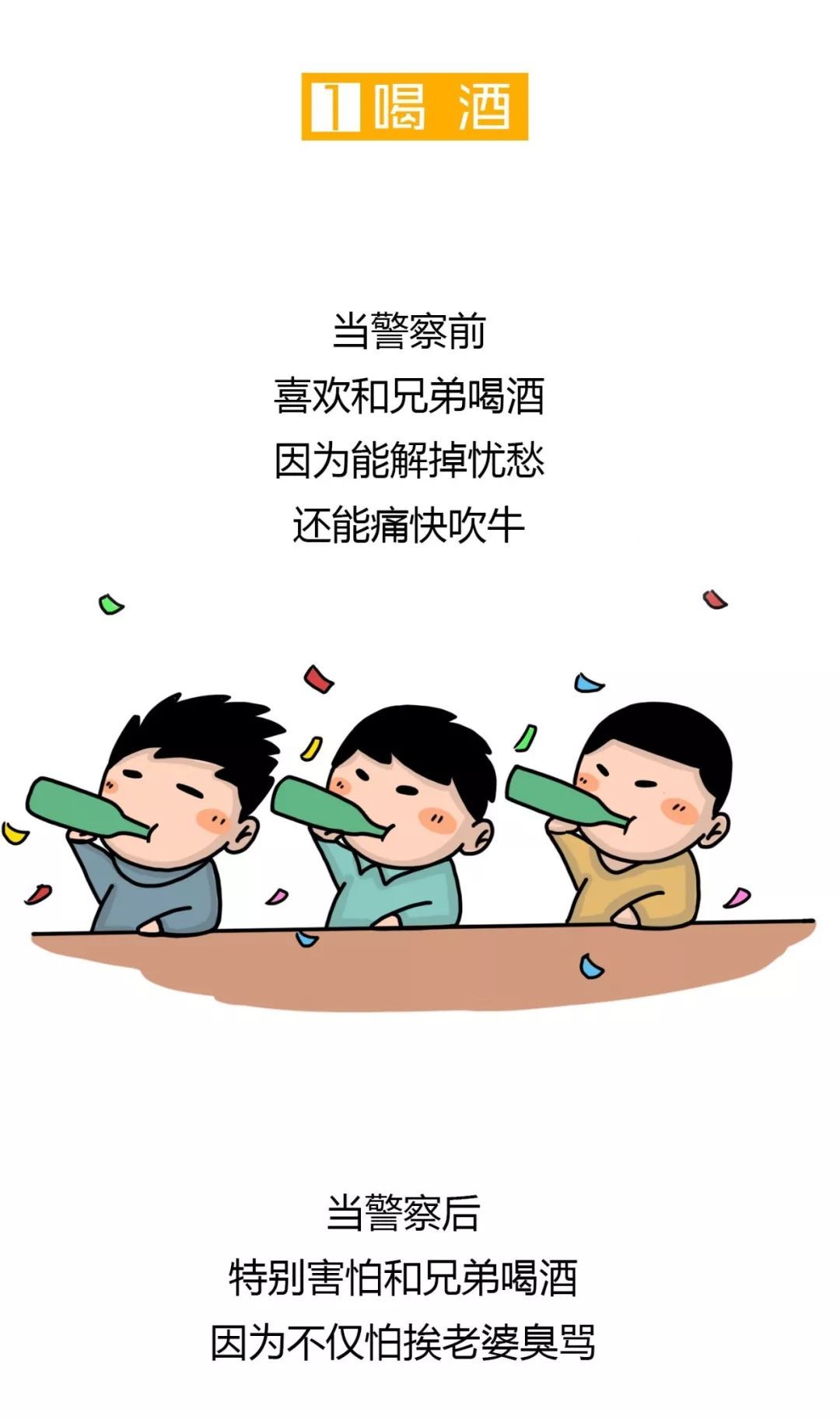 「中国警察网」慎点！当警察前后对比图……太过真实！