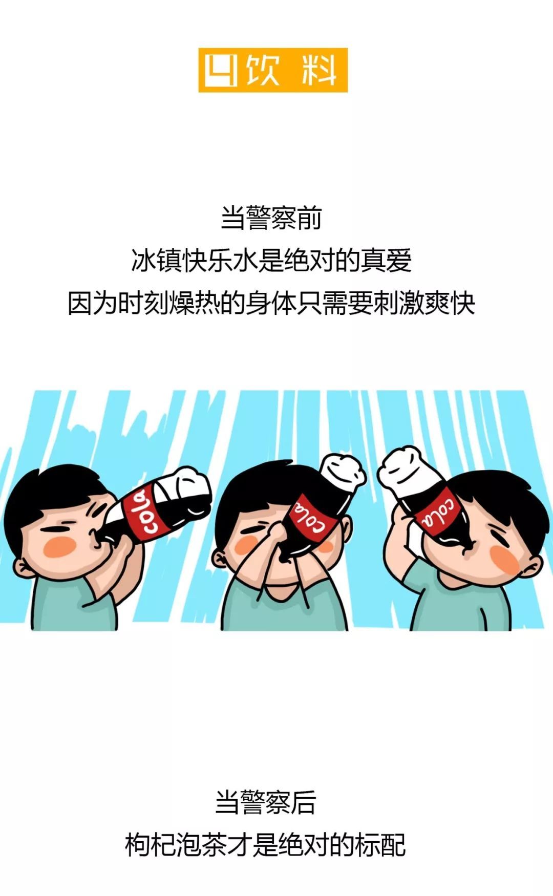 「中国警察网」慎点！当警察前后对比图……太过真实！