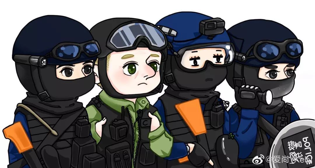 如老夫老妻般每天网上互致问候的,是内地网友和香港警察.