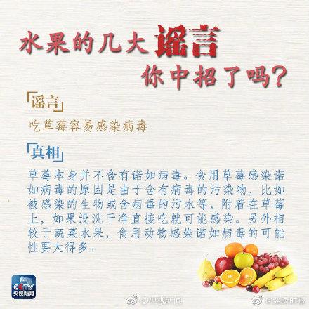 #光明网#关于吃水果，这些谣言不能信