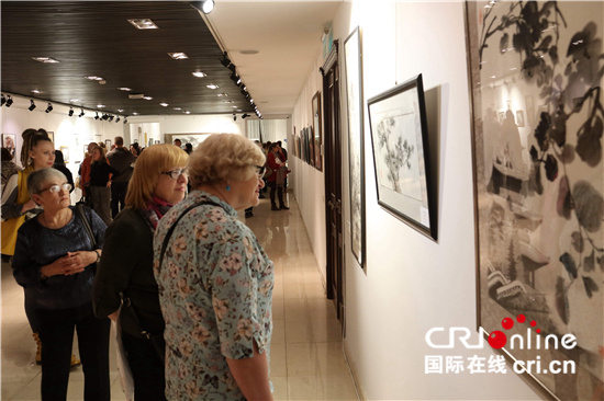 中央广电总台国际在线：“俄罗斯中国画大赛优秀作品展”在莫斯科中国文化中心举行