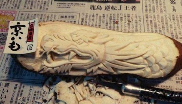 [光明网]日本食物雕刻：让普通的食物变成另外一种样子