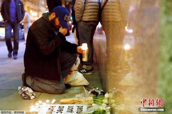 中国新闻网@巴黎恐袭案发生四周年 法国政要参加悼念仪式