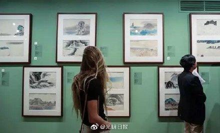 「光明网」齐白石画展在雅典举行