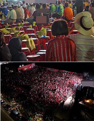 「中国台湾网」同日造势情景大不同：韩国瑜场人爆满 蔡英文支持者都走光