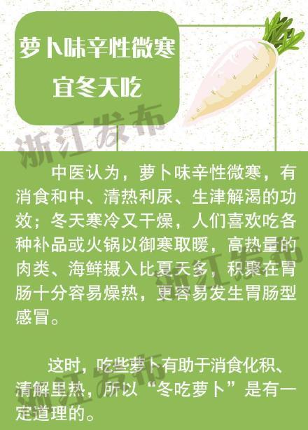 光明网@“冬吃萝卜”有讲究，青白萝卜功效各不同