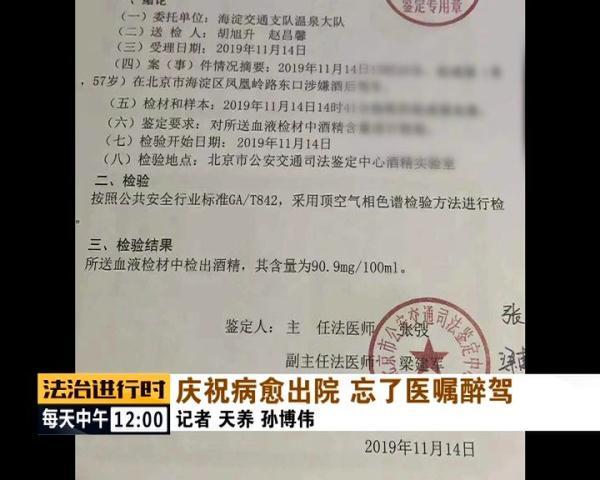 光明网■北京这个司机真会玩：为了庆祝出院，中午饮酒聚餐，然后醉酒驾车