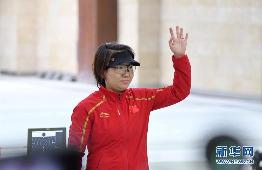 #新华网#射击——2019年国际射联步手枪世界杯总决赛：张靖婧获女子25米手枪冠军