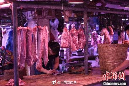 [光明网]猪肉批发价格连续两周下降