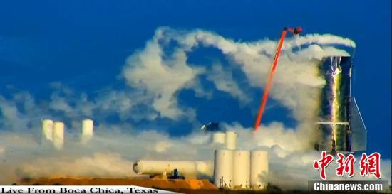 「中青在线」SpaceX“星际飞船”原型压力测试发生爆炸