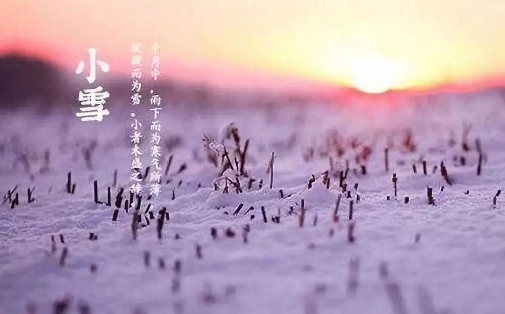 中国妇女报@今日小雪：不一定下雪，但“请柬”备好了