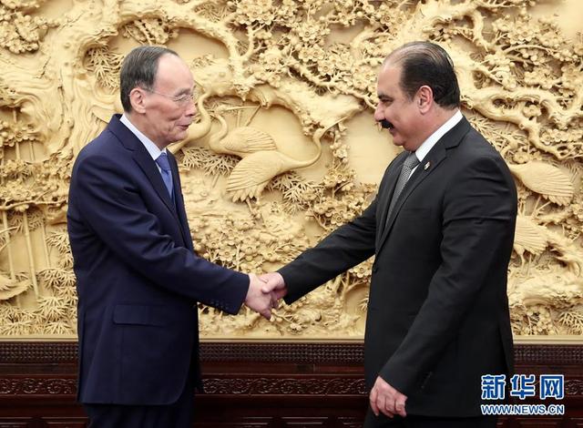 #中国青年网#王岐山会见叙利亚复兴党代表团