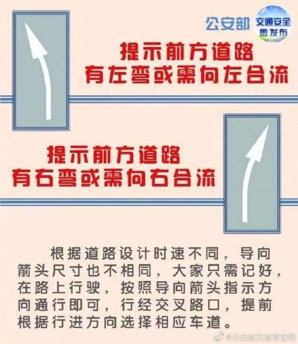 [光明网]路面上画的各种箭头代表啥？交警蜀黍告诉你