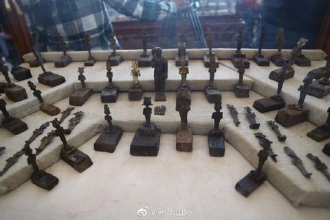 「海外网」埃及发现数十具2000年前动物木乃伊 有狮子有鳄鱼……