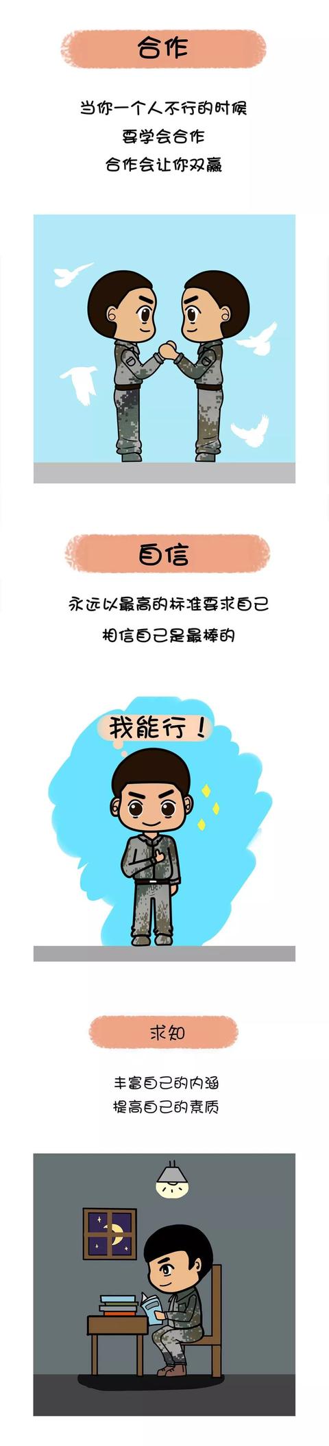 中国军网@漫画｜做到这些，你会成为一个优秀的人